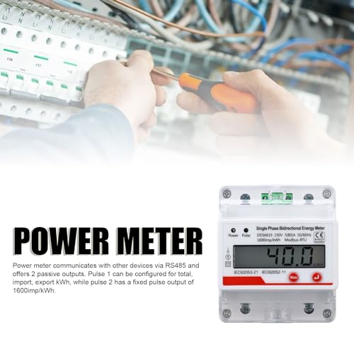 Compteur d'électricité de communication RS485 pour maison connectée - 5