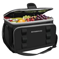 kiximay 33L Kühltasche groß faltbar - Kühltasche für Essen & Getränke, Picknick, Strand, BBQ, Reisen