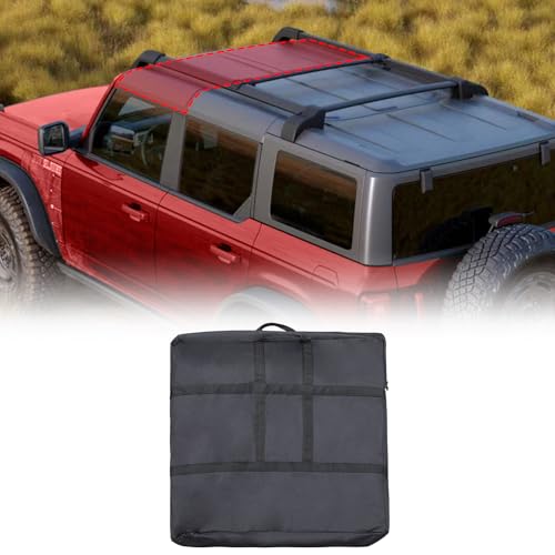 Mabett Hard Top Storage Bag Compatible with Ford Bronco 2021-2026 Roof Panel Over First Row Seat fit Bronco Accessories 2/4-Door Multi-Layer Off-Roading