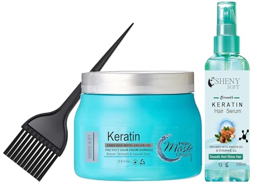Professionnel Deep Repair Hair Kit ( hair spa cream . with hair serum , with dye brush
