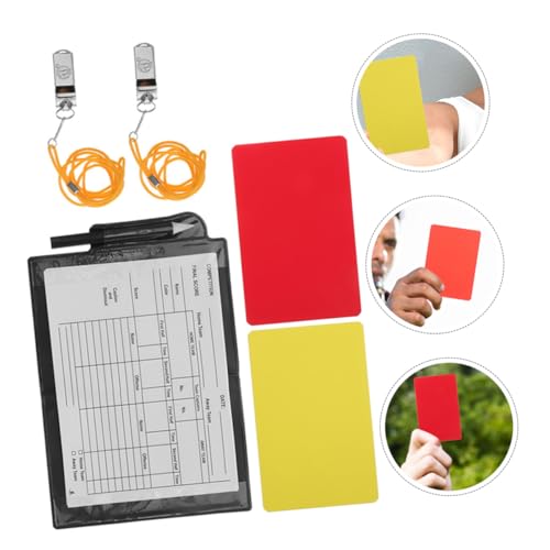Kit de Reglas para Árbitro de Fútbol con Silbato y Tarjetas miniatura 5