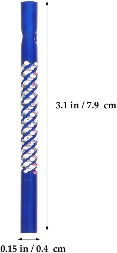 100 Pieces Wind Chime Tubes for Crafts, Aluminum Wind Chime Empty Tubes Supplies Parts Kit for DIY Making, 3.1inch (5 Color)