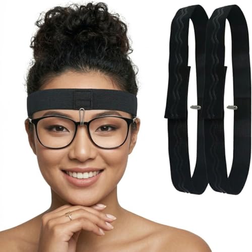 2PCS Eyeglass Holder for Rhinoplasty Non-Slip Nose Support Band for Broken Nose Recovery Comfortable Glasses Strap for Post-Surgery Use