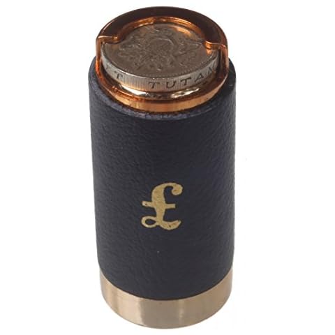 POUND COIN HOLDER (Gold & Leather Look-a-Like) Cover