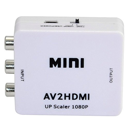 Paris ^ R|Wbh AV2HDMI ϊ Ro[^[ (AV / RCA3 / CVBS) HDMIւ̕ϊA_v^[ HD Video Converter USBP[ut 1080pΉ fW^ AiO I[fBI (AV2HD