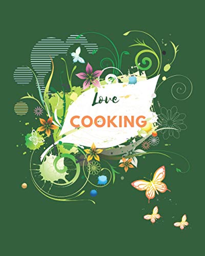 Culinary Notebook: Empty Cookbook for Recipes designed for Women, Men, Chefs (with Dividers, Prep and Cook time, Serves, Ingredients, Difficulty level, Directions) - 8.x10 inches, 120 pages