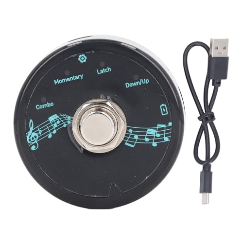 MIDI Foot Controller with BT 5.1 Connection and Long Battery Life Multifunctional Application for Guitar Effects