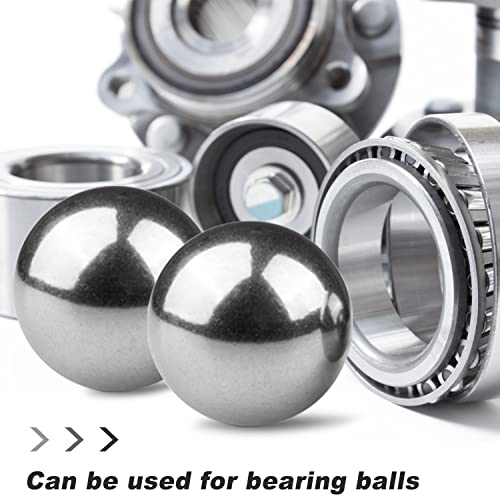 Image of 2Pcs 2.5''inch Bearing Balls 63.5mm Steel Balls 2-1 /2 inch Precision Ball Duty Industrial Bearings Bicycle Wheel Bearings