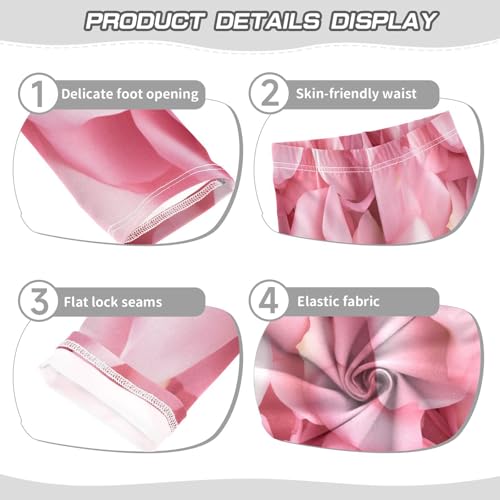 Bolaz Toddler Girls Leggings Printed Yoga Pants Leggings Rose Pieces for Kids3