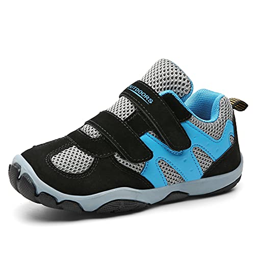 Boys Black Sneakers Girls Casual Walking Shoes Sport Running Sneakers(Toddler/Little Kid/Big Kid)
