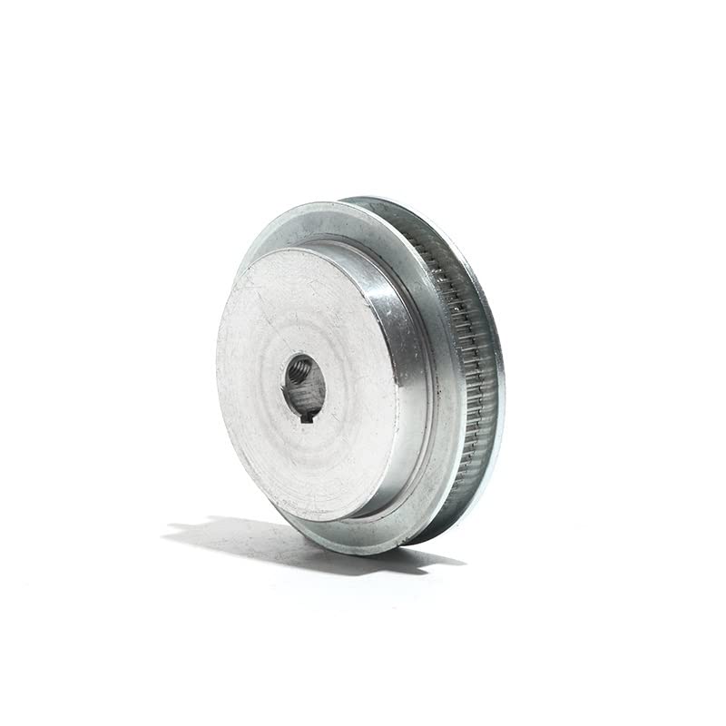 Poulie synchrone S2M 72 dents en alu avec rainure de clavette 15mm