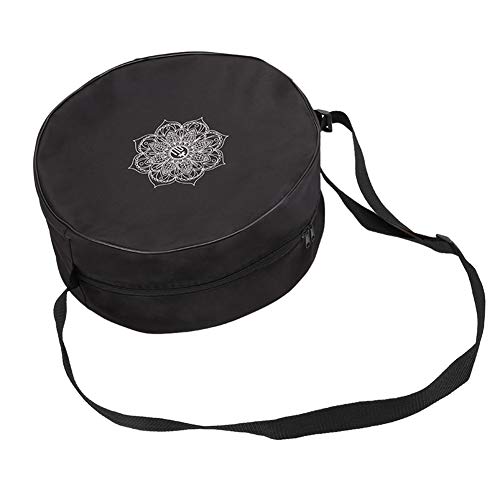 SUNGOOYUE Yoga Wheel Carrying Case, Nylon Material Easy to Clean Bag Ideal for Carrying Yoga Wheels, Mats, and Towels, 36 cm in Diameter