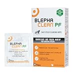 Blephaclean PF Daily Eyelid Wipes - Gentle Cleansing for the eyelids and skin around the eyes, Suitable for Babies (over 3 months old), children & adults, 20 Sterile Plastic-Free Wipes