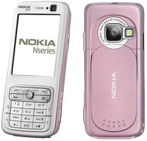 Nokia N73 Unlocked Smartphone with 3.2 MP Camera, 3G, MP3/Video Player, MiniSD Slot-International Version No Warranty (Pink)