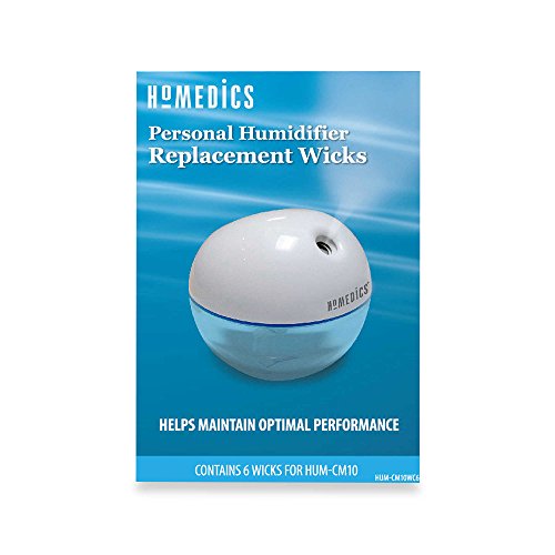 Refill Wicks for Homedics Personal Humidifier Model HUM-CM10 - Pack with 6 Replacement Wicks - //coolthings.us