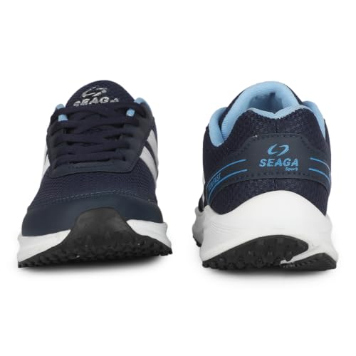Image of SEAGA Sports Men Running Sports Shoes | Super Soft Breathable Casual Sneakers for Men | Anti-Skid Sole | Cushioned Insole | Lightweight Shoes Pack of 1