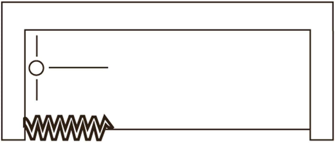 Mampara de bañera con fuelle de 150 cm x H 150 cm de PVC de un lado con puerta única de apertura lateral color blanco para muebles de baño