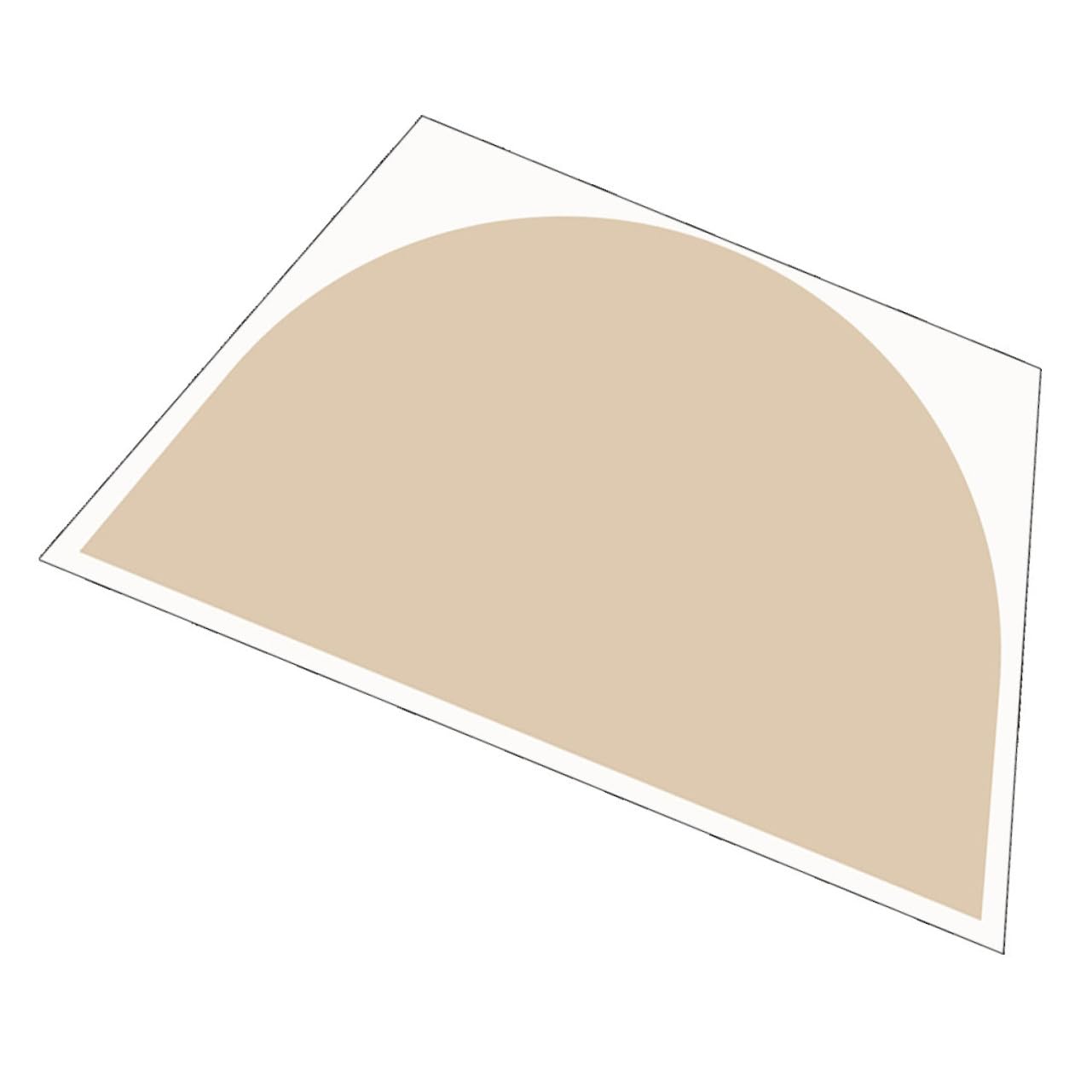 LIFKOME Calcomanía de Pared Geométrica Moderna para Dormitorio, Adhesivo Extraíble de Pvc Beige Fuerte Pegamento y Diseño Curvo, Decoración Elegante Hogar