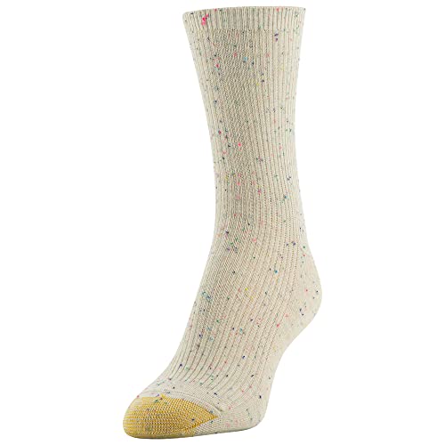 GOLDTOE Women's Lola Ribbed Short Crew Socks, 6-Pairs2