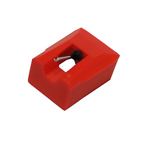 iBatt Puntina per giradischi, puntina fonografica cod. 125-3, taglio conico, compatibile con AKAI PC83,PC85,RS83,RS85,audio-technica AT3400,AT3400C,AT3401,AT3410,AT3450,AT3450C,AT3451,AT3451E,AT3452E,AT93,AT95E,AT3400E,ATN3400,ATN3400C,ATN3401,ATN3410,ATN