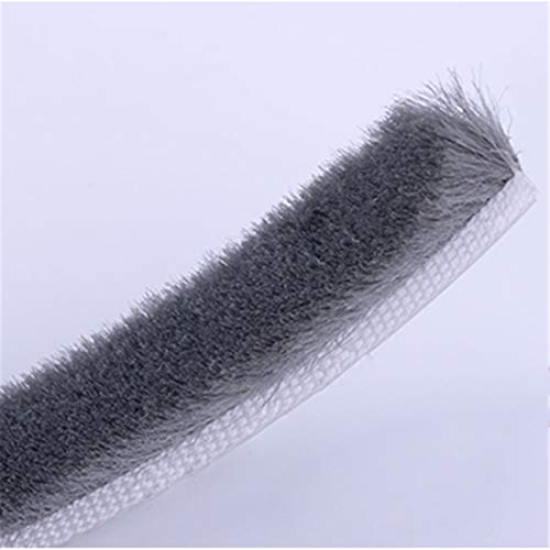 Cay2T 9mmX15mm Versiegelte, Winddichte Unterlage, Tür- Und Fensterabdichtungsleiste Oben, Heißkleber Oben Grau, 10m (9mm*9mm) Cover