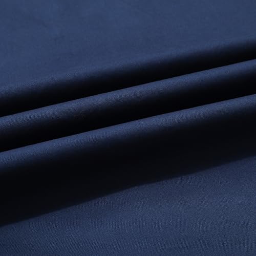 Zyvrenix Men's Long Sleeve Button Down Shirts with Pockets Deep Blue 3XL - image 8