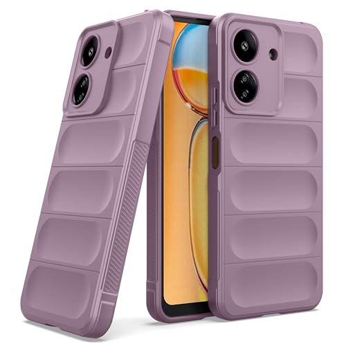 Image of Amazon Basics Back Case Cover for Mi Redmi 13C 4G (Silicone Lavender)