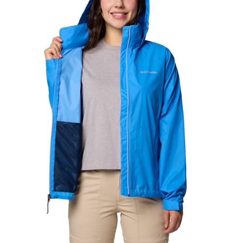 Columbia Damen Switchback 4 Jacket wasserdichte Regenjacke, Harbor Blue, XL – Ansicht 6