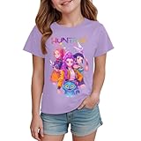 Demon Hunters T-Shirt für Mädchen T-Shirt Sommer Shirt Top Kurzärmliges Grafik 2025 Pop Kinder