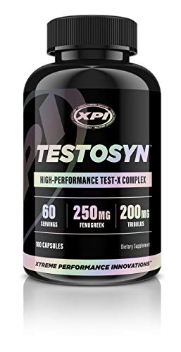 XPI Testosyn - High Performance Testosterone Supplement, 180 Count Bottle