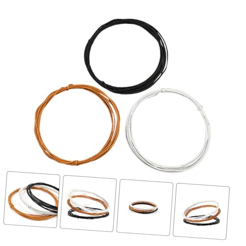 Câbles blindés de guitare HANABASS : 3 pièces de fils flexibles pour micros et basses - 4