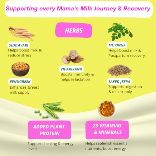 Image of Lactify Lactation Protein Powder to increase Breast Milk for Feeding Mothers 650g Chocolate Flavour | Postpartum Recovery with 23 Essential Vitamins & Minerals | No Refined Sugar & Preservatives