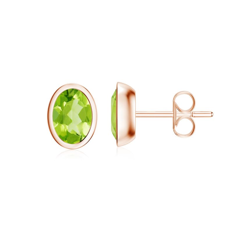 Image of Silvershake 6MM Round Shape Bazel Set Birthstone Gemstone 925 Sterling Silver Stud Post Earrings Jewelry for Business Women or Teens