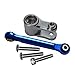 Aluminum Servo Horn 25T with Tie Rod for Traxxas 1/10 Maxx 4WD Monster Truck 89076-4 - 5Pc Set Silver