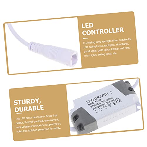UKCOCO 4 Pcs motorista de LED fonte de alimentação externa Conversor 120v para 12v fonte de energia
