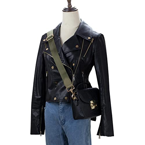 Allzedream Wide Purse Strap Replacement Crossbody Shoulder Bag Adjustable Leather Ends2