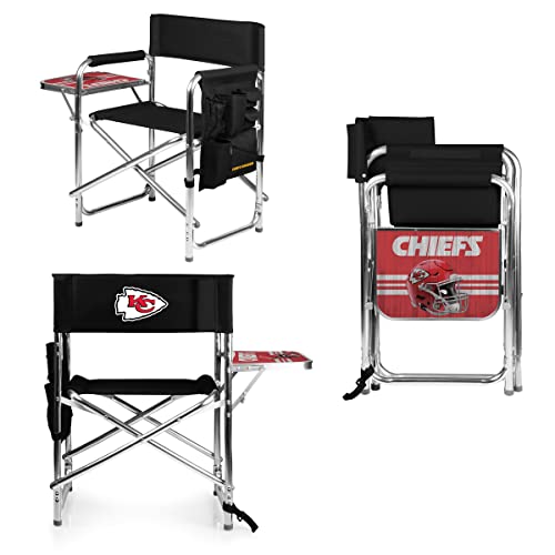 Image of Picnic TIME NFL Unisex-Adult NFL Sports Chair with Side Table, Beach Chair, Camp Chair for Adults