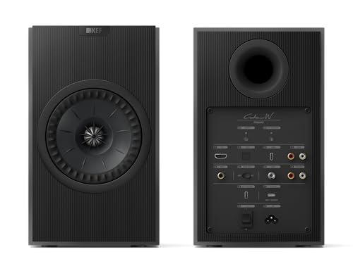 Image of KEF Coda W Wireless HiFi Speakers (Dark Titanium)