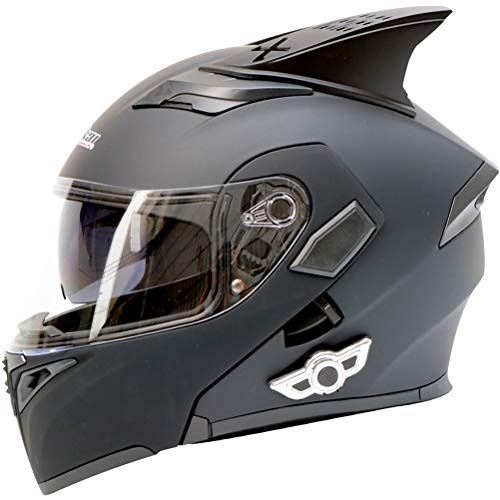 OD-B Bluetooth Adult Motorcycle Helmet, Safety Motorbike Flip Up Full Face Scooter Crash