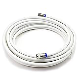 Satix Sat Koaxialkabel Modemkabel mit 2x F-Stecker 5 m 3-fach geschirmt 120 dB