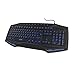 Produktbild uRage Gaming-Keyboard Exodus 300 Illuminated, schwarz, Tastatur Gamer, Anti-Ghosting, WIN-Lock, leuchtet in 7 Farben, kabelgebunden, 57 x 3 x 21 cm