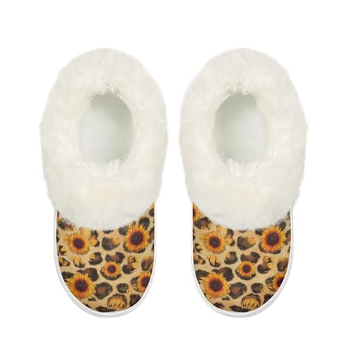 House Shoes for Women Indoor Comfortable Fleece-Lined Fuzzy House Slippers for Women Warm Bedroom Shoes