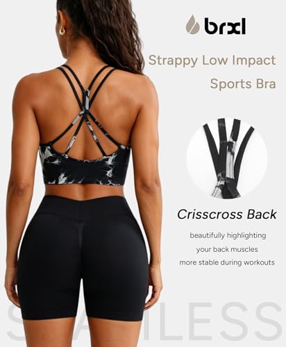 Image of BRXL Sports Bras for Women Crisscross Back Workout Gym Sport Bra