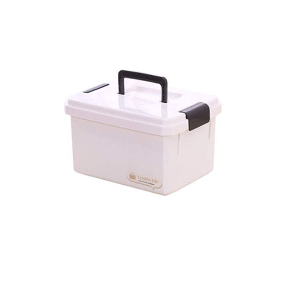 MRKU Cassetta di Pronto Soccorso per la Famiglia, armadietto Porta medicinali Portatile, Organizer per la casa, Multistrato, Grande, Medio e Piccolo, per Neonati