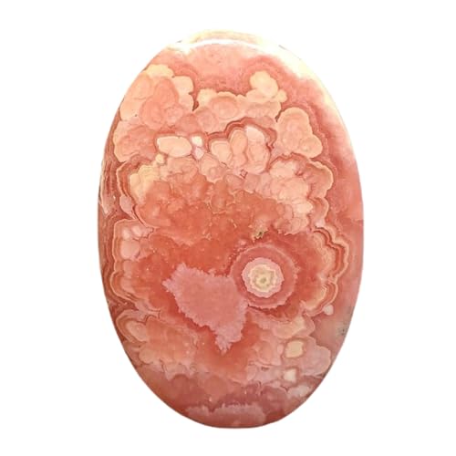 Rhodochrosite ovale pierre naturelle de lithothérapie pour composer un collier DIY