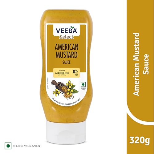 Image of Veeba American Mustard Sauce, 320gram (Pack of 3)