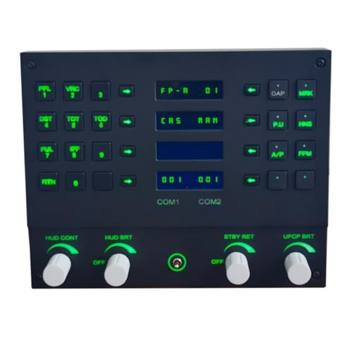 Image of Flight Simulator Controller, UFCP Up Front Control Panel for PC Flight Simulators, Compatible with JF-17, F /A-18 F16 in DC-S