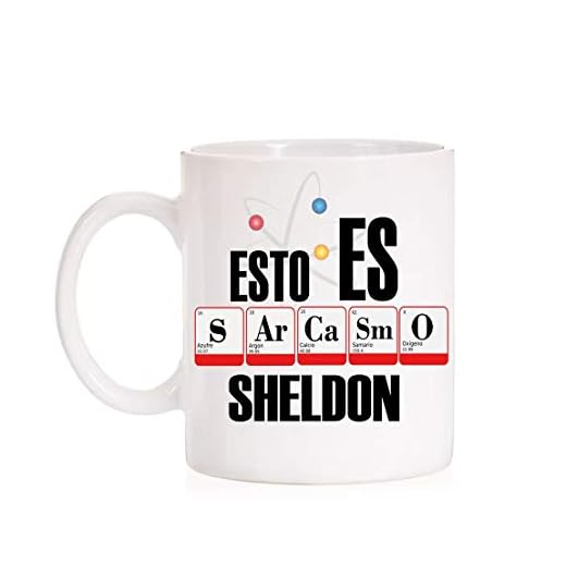 FUNNY CUP Taza Divertida. Esto es Sarcasmo Sheldon (Sarcasmo)