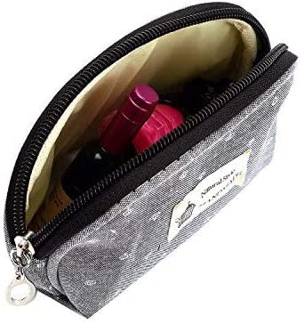 Image of Handcuffs Make Up Pouches Set of 3 | Cosmetic Bags | Toiletry Pouch | Makeup Organiser | Vanity Case | Jewellery Bag | Travel | Daily Use | Cases (Grey)