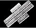 Price comparison product image 4 pcs Stainless Steel Car Door Sill Protector for MG MG3 MG5 MG6, Welcome Pedal Scuff Guard Non-Slip Auto Styling Decoration Accessory